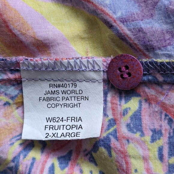 JAMS WORLD button up short sleeve top - Picture 8 of 9